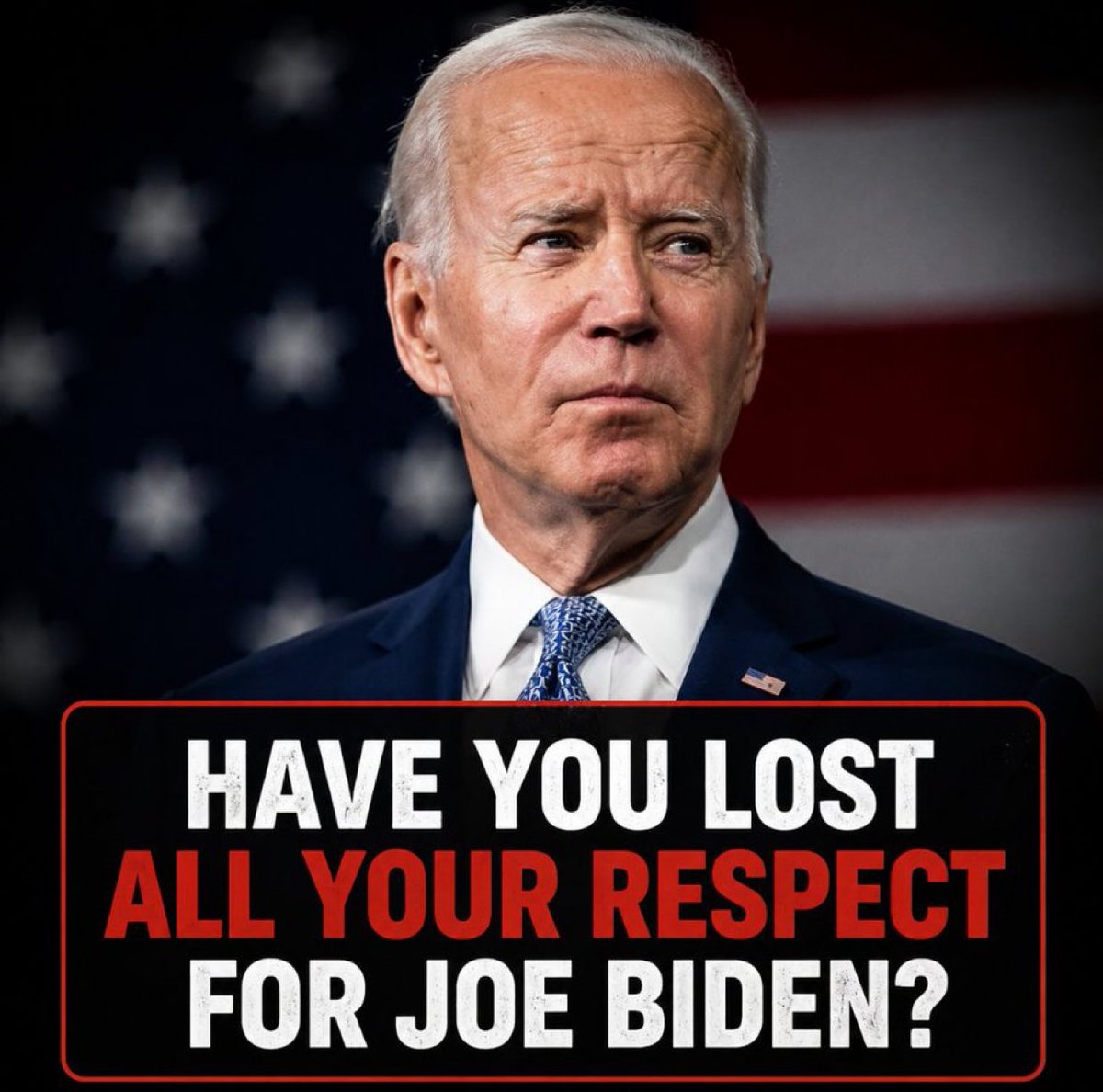 K_eanu_reeves7's tweet photo. HAVE YOU LOST ALL YOUR RESPECT FOR JOE BIDEN? https://t.co/kuMLeBVWku
