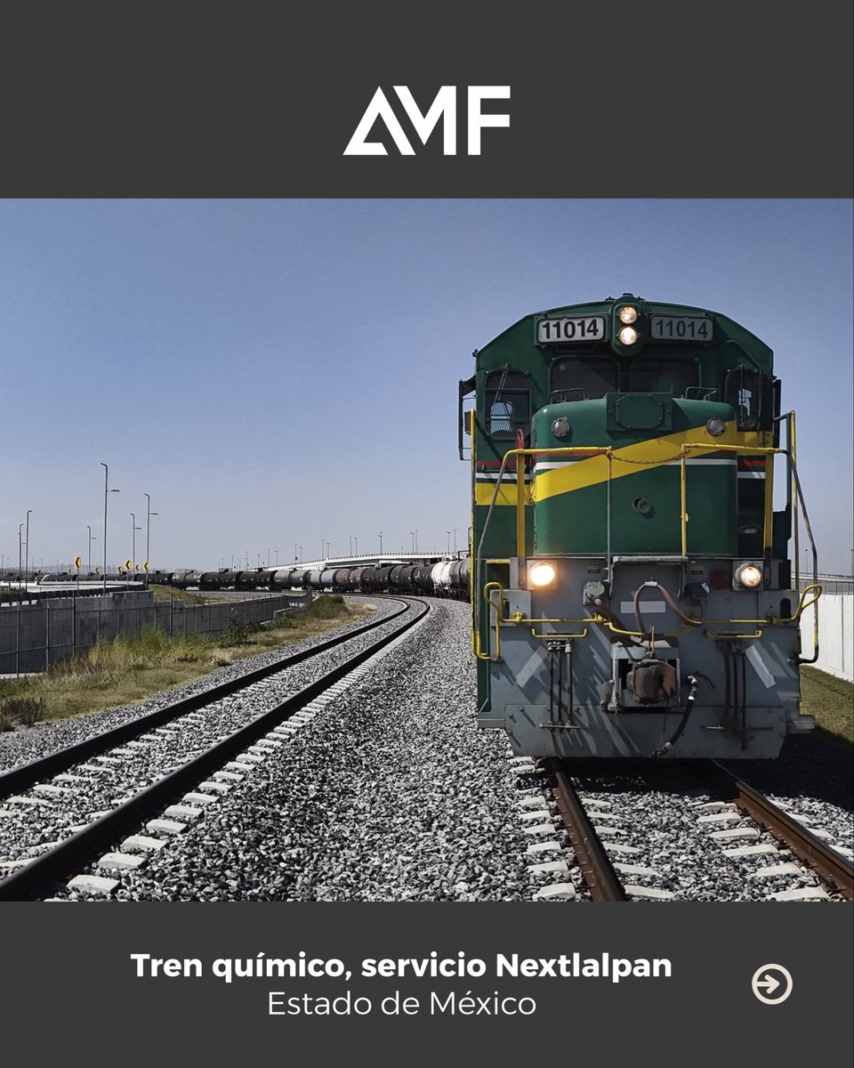 AMFerrocarriles's tweet photo. Cada mes, una nueva mirada al ferrocarril de México.

Descubre las tres fotografías que acompañan el calendario AMF del mes de agosto y conoce distintos escenarios que reflejan la operación, conectividad y fortaleza del sistema ferroviario.

#AMF #CalendarioAMF #Ferrocarril #IndustriaFerroviaria