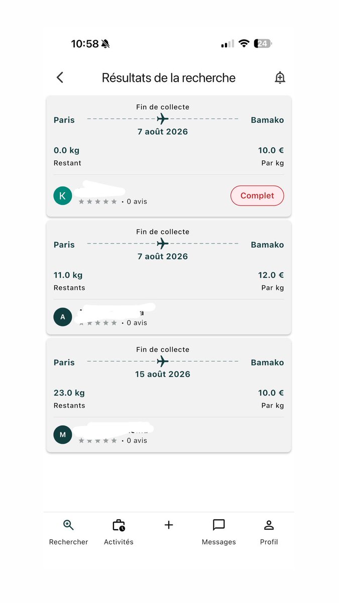 AykaColis's tweet photo. Paris 🇫🇷 Bamako 🇲🇱

Réservez vos kilos sur Ayka ! Lien en bio ! https://t.co/bfMc7P3cmo