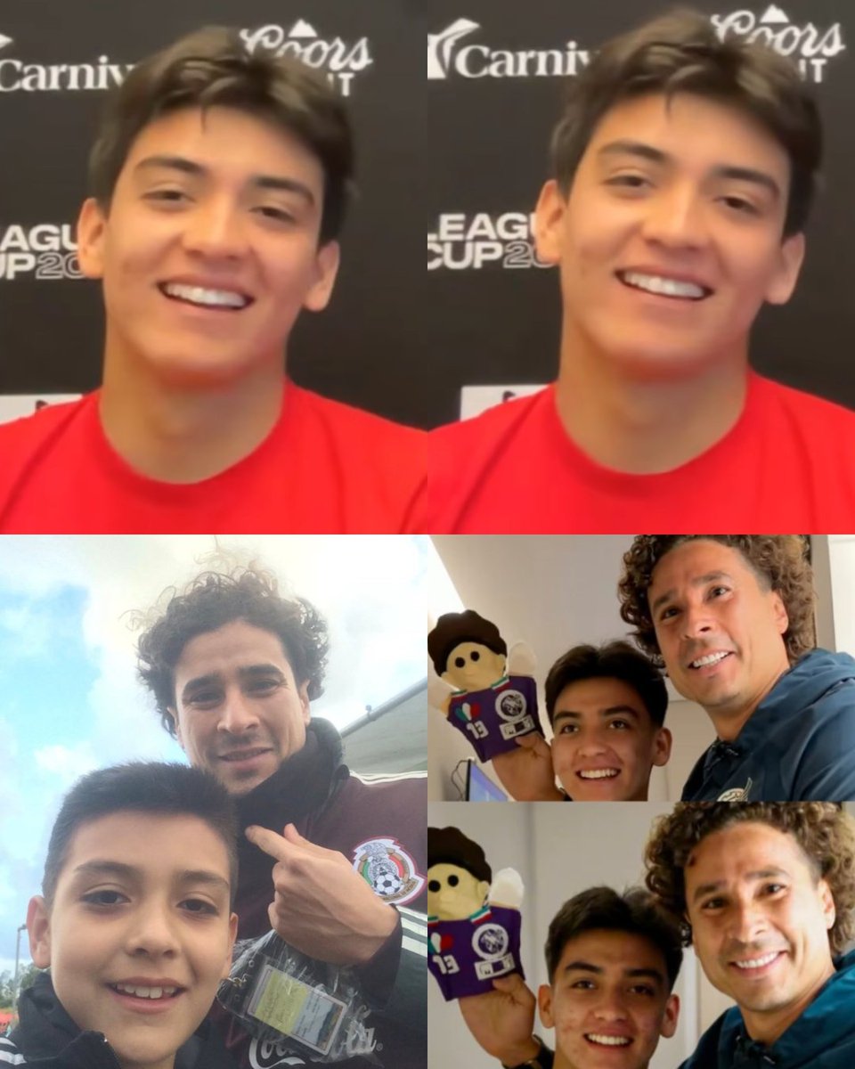 InvictosSomos's tweet photo. — GIL MORA: "Memo es un ídolo que tuve desde chiquito. Siempre veía los partidos de la selección y estaba él en la portería. Fue un placer, fue un orgullo, un sueño hecho realidad poder jugar y ser compañero de él. Agradecerle por todos los momentos que vivimos, los videos, todo ese tiempo en la concentración. Le deseo lo mejor".

Morita SIEMPRE se sentirá afortunado de poder decir que logró ser compañero de Don Memo en la Selección Mexicana. Qué chulada saber que, antes de retirarse, Ochoa se convirtió en el capitán y maestro que le hubiera gustado tener en sus inicios. 

POR SIEMPRE LEYENDA DEL FÚTBOL MEXICANO.