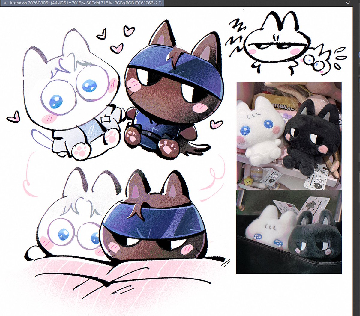 noqualitybit's tweet photo. those sanrio kitties remind me of them… https://t.co/ltOHYe56oy