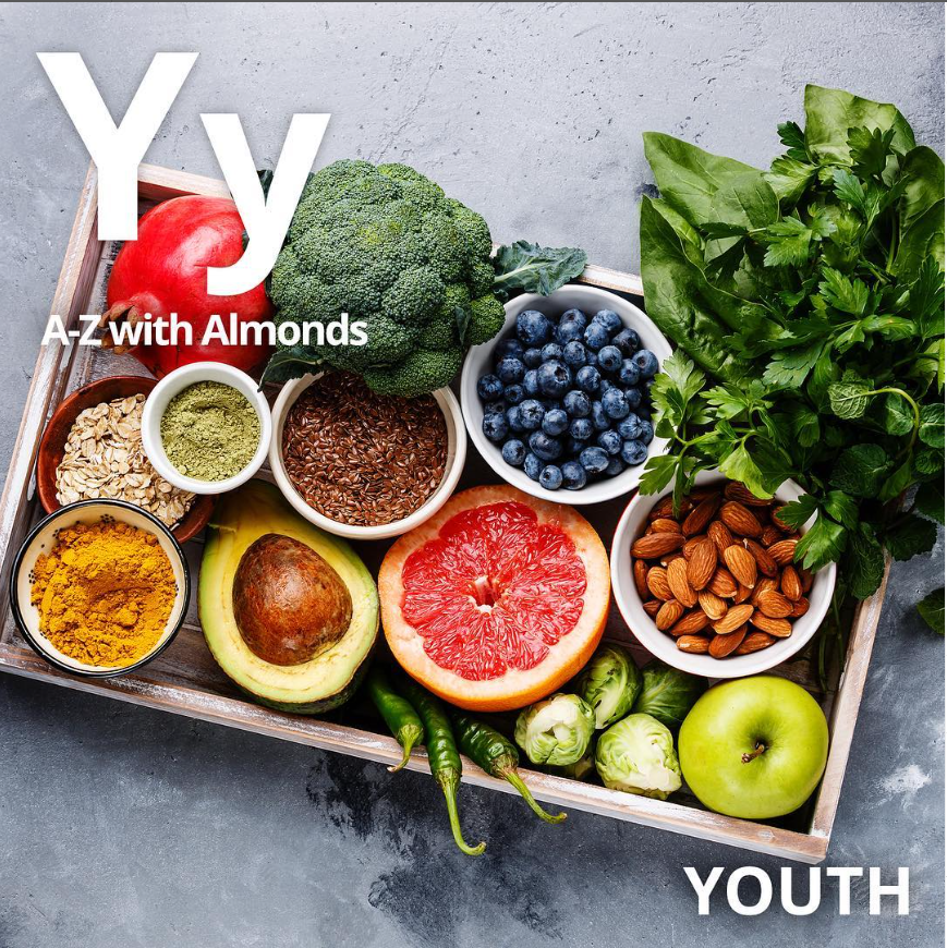 AlmondsJP's tweet photo. ✨Yは「Youth（若々しさ）」のY！✨ 
アーモンドひと握り（約23粒）で、1日に必要なビタミンEの約70％以上が摂れます🥰 おいしく続ける美容習慣、始めませんか？

#アーモンド #カリフォルニアアーモンド #ビタミンE #美容習慣 https://t.co/qWZj01Idih
