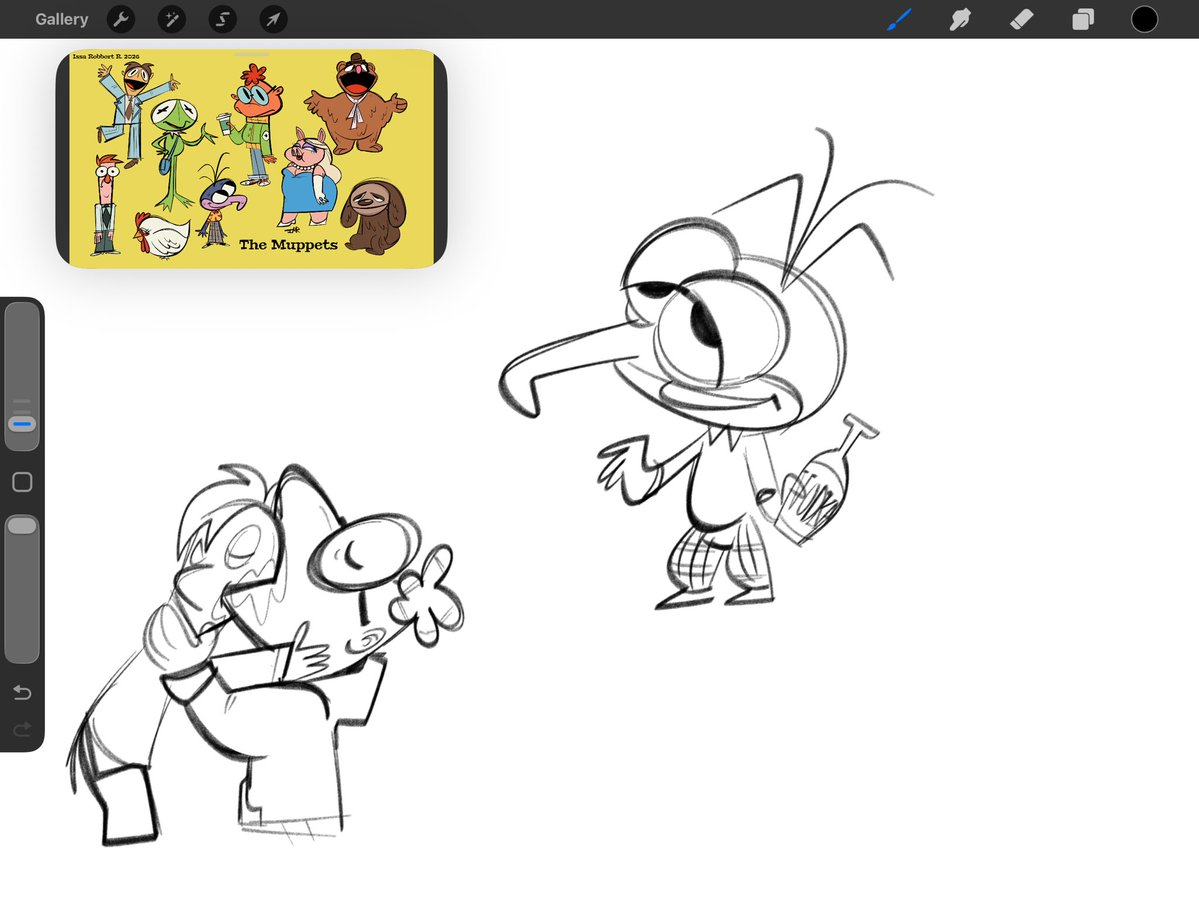 IssaRobbortR's tweet photo. More muppet doodles #TheMuppets https://t.co/d06xtOgLmy