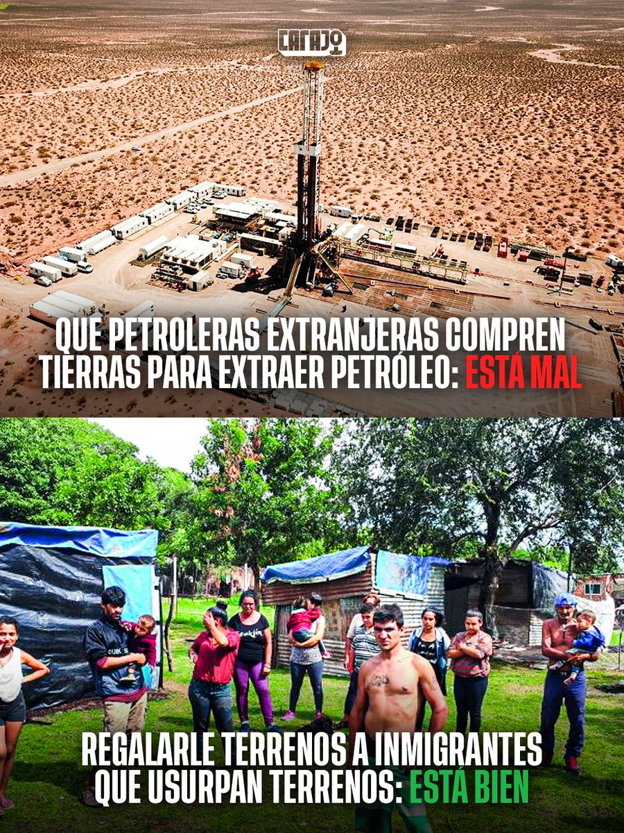 CarajoStream's tweet photo. El Kirchnerismo siempre en contra de la producción, pero a favor de los usurpadores https://t.co/6o6punvWPT