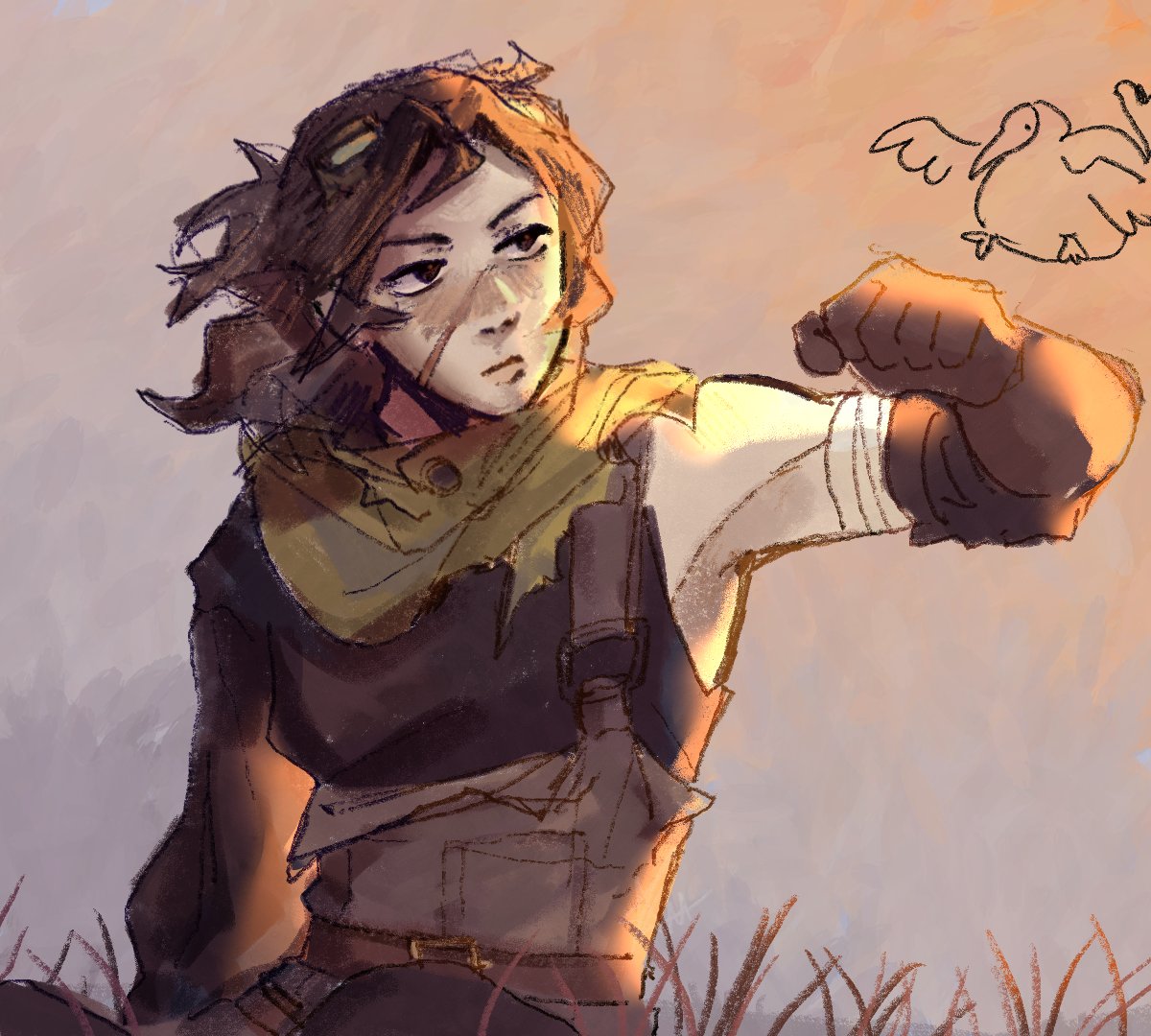 St4rrykit_'s tweet photo. Fun sketch for a friend who likes The Flight SMP :]

#theflight #aimseyfanart https://t.co/adBFmugS7x