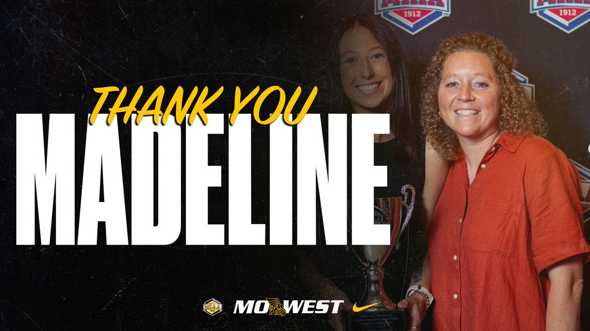 MWSUGriffons's tweet photo. Madeline was a difference maker for Griffon Athletics.  

She will no doubt have the same impact as an Assistant Commissioner at the conference level. 

Bittersweet day for us. 

📰 - https://t.co/LIJROiyC8k https://t.co/Jtps1JCOvn