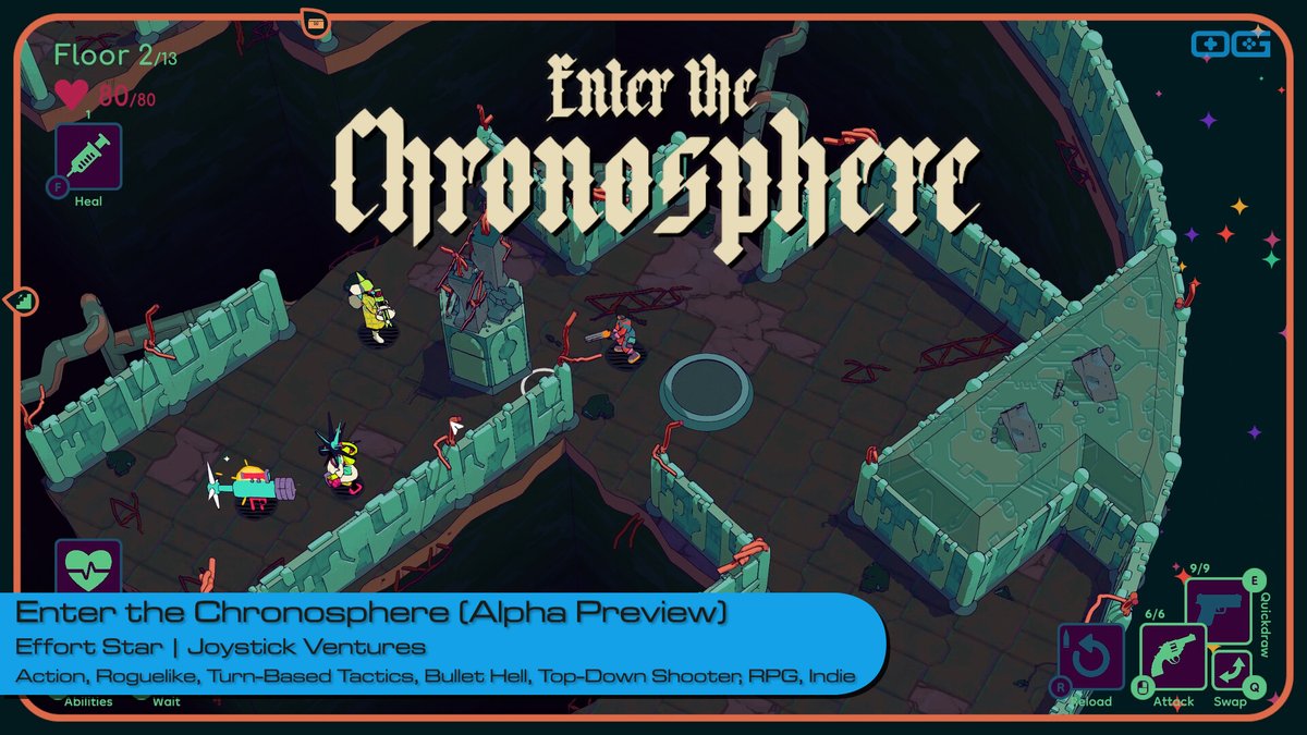 OverageGmngCom's tweet photo. OG plays Enter the Chronosphere (Alpha Preview)!
https://t.co/J2Xpz3aKXs
Like & Sub!
@EffortStarGames
@JoystickVenture
#EnterTheChronosphere #Roguelike #EffortStar #TurnBasedTactics #IndieGameTrends #IndieWatch #IndieGameDev #IndieGame #IndieGames #Gameplay #LetsPlay #Gaming https://t.co/OqlCU9Fk2S