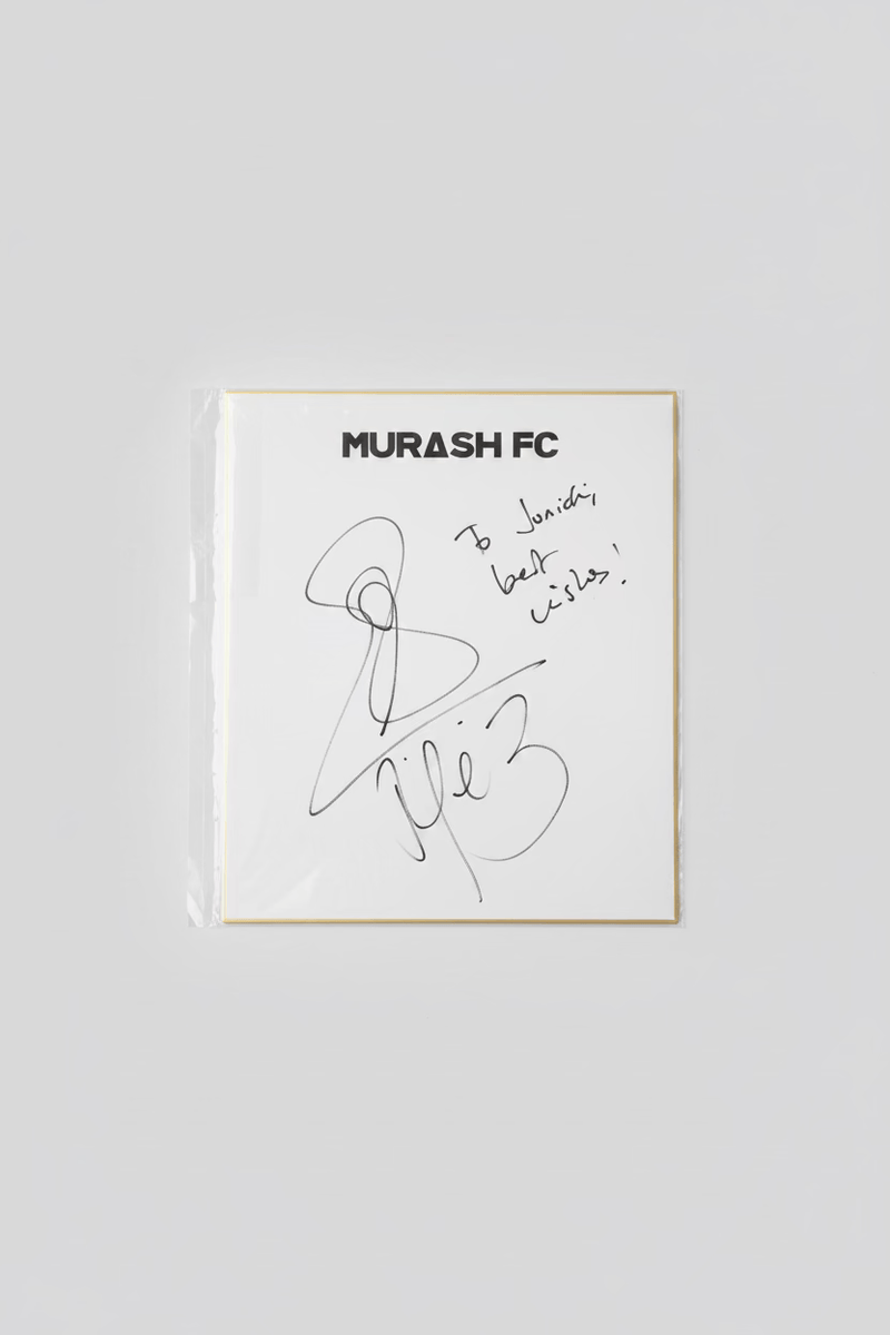 MurashSports's tweet photo. 【プレゼントキャンペーン】【いいね】【リツイート】
ジェラール・ピケ直筆サイン入り色紙をファンクラブ会員に抽選で1名様にプレゼント！！
世界に1枚しかない"To Junichi" 入り。

応募方法：ファンクラブ会員になること（会員リストよりランダムに選ばせていただきます）
〆切：日本時間8月9日（日）23:59

ファンクラブの入会はこちら：https://t.co/FSIpmdXqNH

イタリア大会応援ありがとうございました！！皆様のおかげさまでなんと公約を上回る4連勝で締めくくることができました！ほんの気持ちですが、運営からのお礼です！

いいね・リツイート歓迎です！

#ムラッシュFC #プレゼントキャンペーン開催中