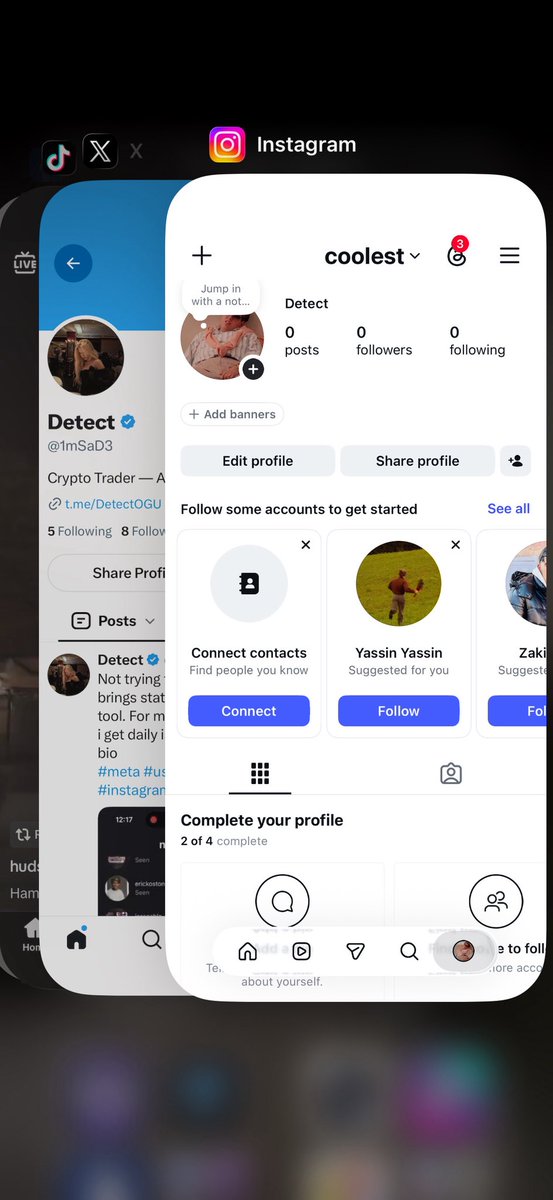 1mSaD3's tweet photo. 4 more username claims completed. ✅
Things have been moving fast lately. Looking forward to securing even more in the coming weeks.
#meta #ai #claim #username #rare #og #semiog https://t.co/AnnWu45KU6