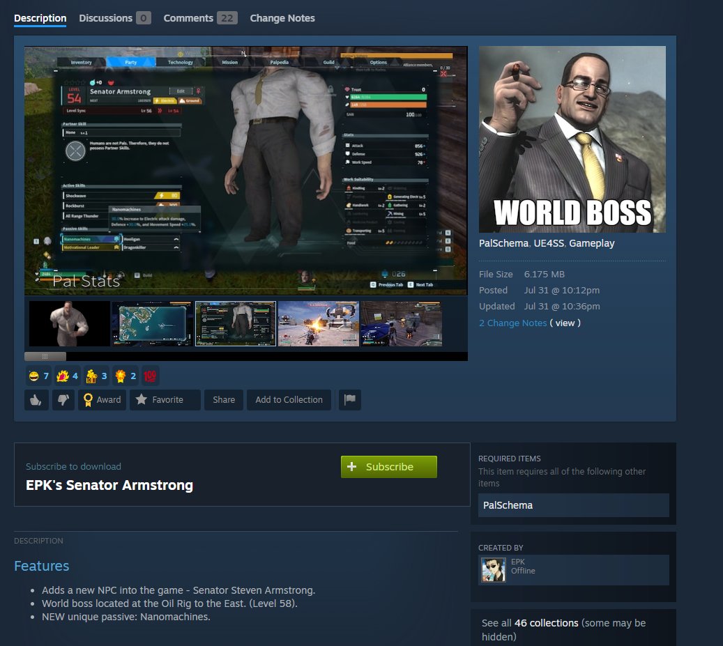 AllbonesJones's tweet photo. what the fuck is going on in the palworld modding community https://t.co/Vvnoidn00Q