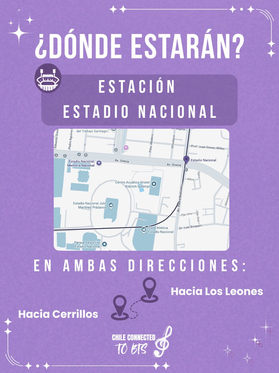ConnectedBts's tweet photo. @BTS_twt Te dejamos la información en que consiste, donde estará  ubicado y que días exactamente 👇🏻

Que lo disfrutes Army Chile 🇨🇱💜👏🏻 https://t.co/0erVsfBvI3