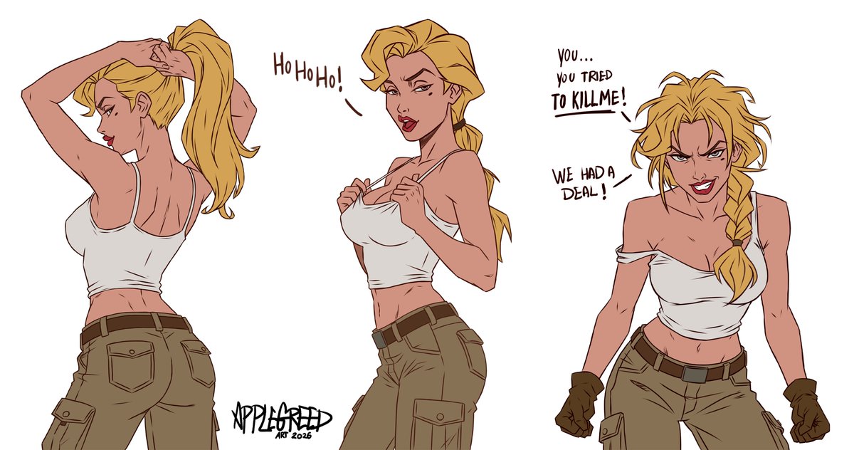 RingoApplegreed's tweet photo. we all liked Helga Sinclair... https://t.co/hU0bmKOwuu