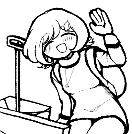 saffy321's tweet photo. ラフ準拠で描くと等身が低くなってしまったので（左）
バランス調整をしてこうなりました（右）
かわいい（自画自賛）

#イラスト #oc https://t.co/0fSXcmnOpV