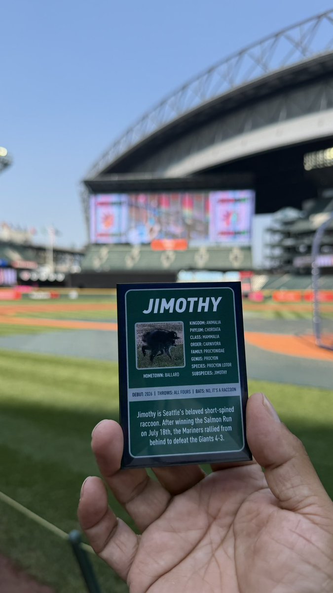 PugetStout's tweet photo. No Mariners BP 🫠 but I got my Jimothy #goms https://t.co/6oVZenh05H