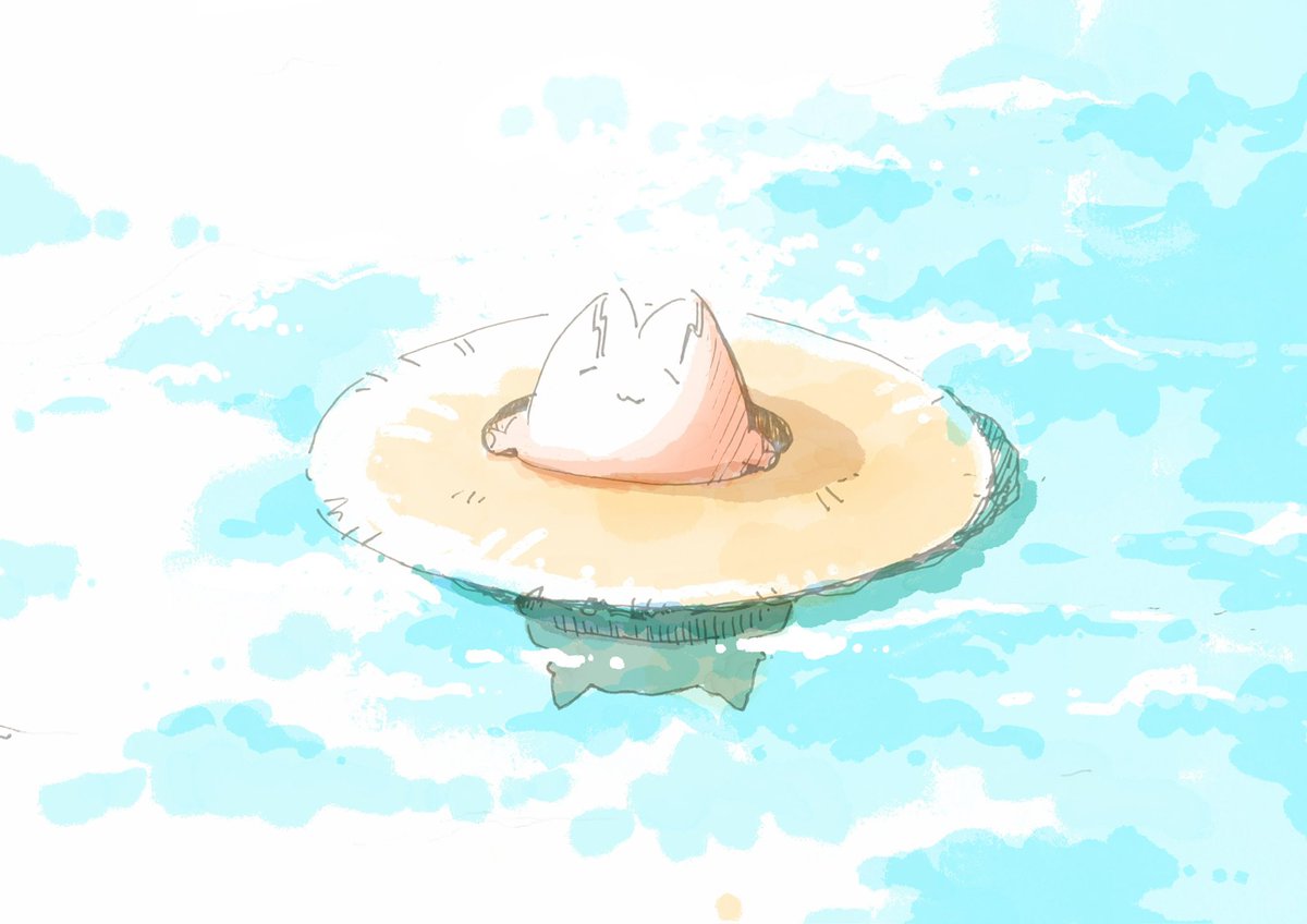onoka_onomoku's tweet photo. ハベ、大海を漂う。 https://t.co/3Z3irw19bP