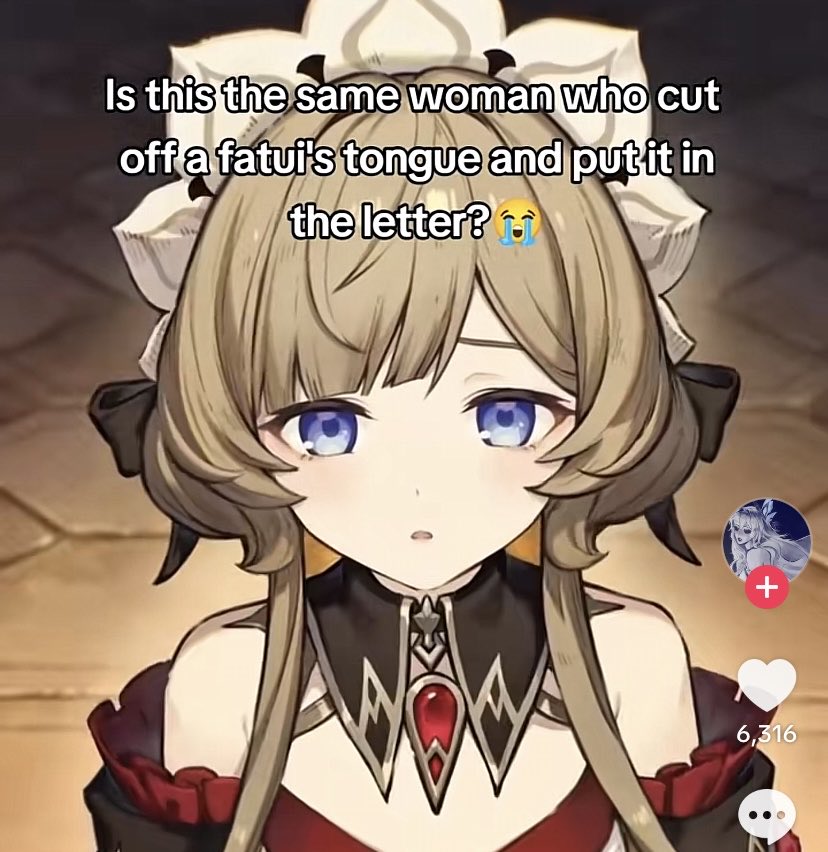 FatuiTsaritStar's tweet photo. when it’s Balladeer making multiple crimes and who becoming a crying little cat, that was “emotionally cute/sadly good writing” BUT when it’s Marionette showing her deep relationship with her emotions is “bad fanservice/rewriting”. . . (precising i’m a scara fan & a sandro fan and i use his chrctr as example bc in this fandom he’s loved asf for his “very good handwriting”, deserved ofc)

. . .when will y’all finally understand the nuanced side in EVERY Fatui characters pleasee you don’t even try :\ 💔

yeah Her Majesty will definitely have her giant waves of hatred similar to Bina/Sandro when she will finally can show her first emotions after all these centuries ☹️💢