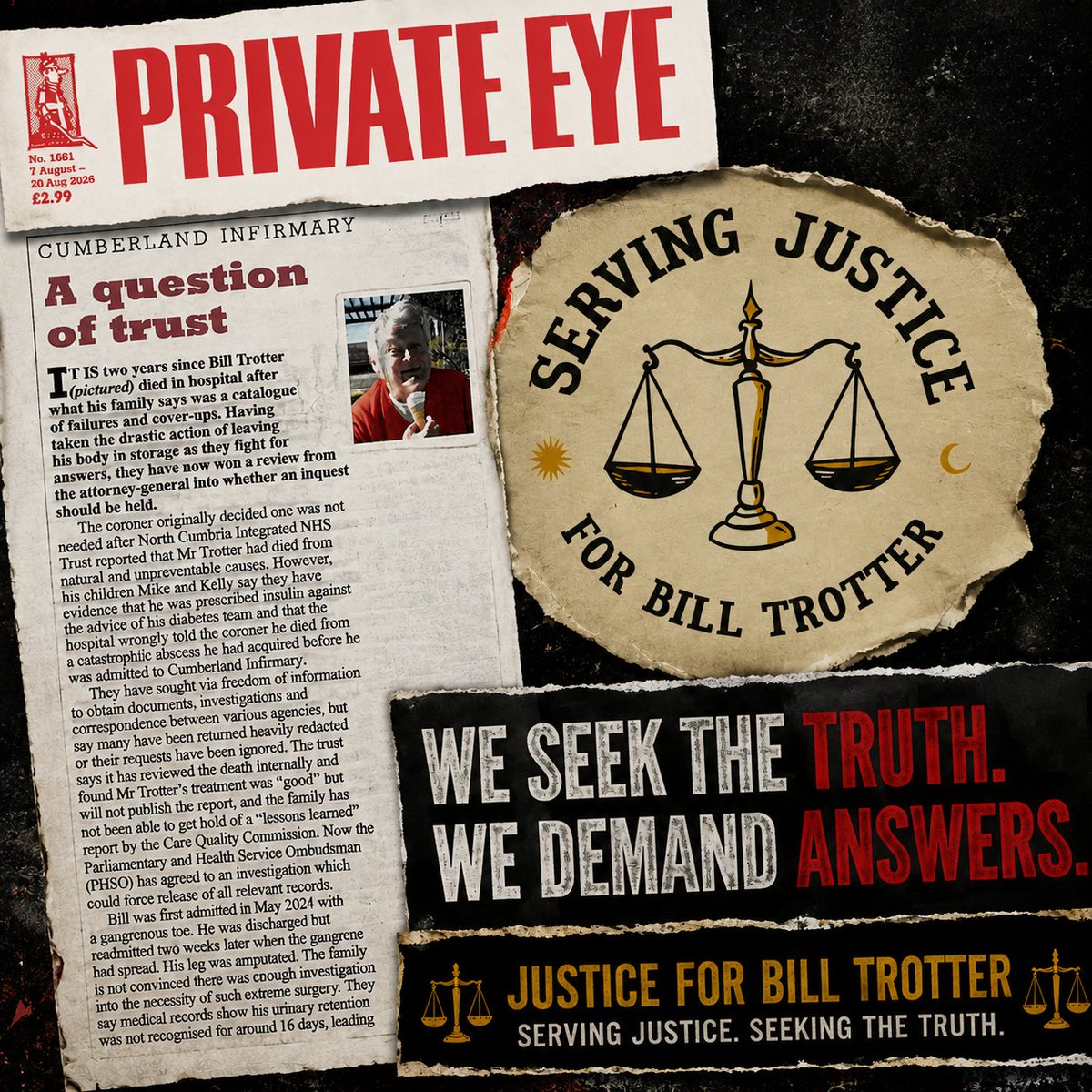 solotrotter's tweet photo. #privateeye #news #carlisle #cumbria #failings #dishonesty #newsupdate #parliament #concealment #justiceforbilltrotter #nhs #neglect #coverup @MikeTrottervrs @GMB @PrivateEyeNews @UKParliament @BBCPanorama @NCICNHS https://t.co/YAVEx0Icpd