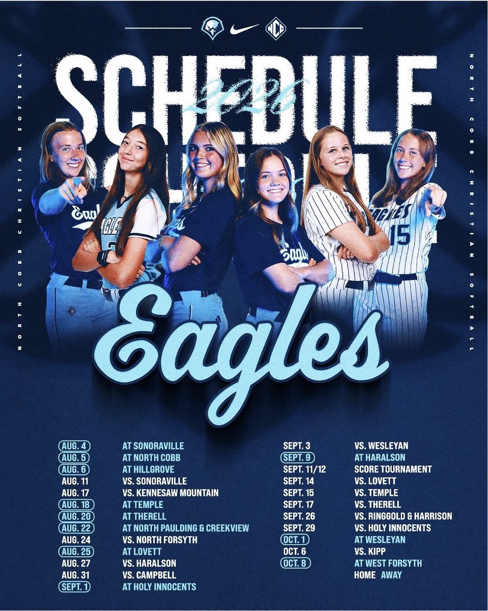 NCCEaglesSB's tweet photo. 2026 season loading. Ready to build upon Final 4 finish last season and give our seniors one last ride as a Lady Eagle! 🩵💙🤍

#makeitcount #getoutoftheboat https://t.co/aEVRGXpTRk