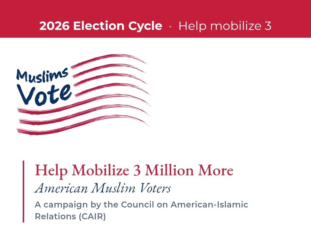 TrackIslmunists's tweet photo. ALERT: Terrorist organization CAIR is organizing their own GOTV effort. That's right, Islamists who HATE America are on OUR SOIL attempting to shape our elections. While everyone spazzes out over da joos & muh AIPAC, the real foreign influence operation has been taking form. The DOJ & FBI need to get involved & shut this down. This effort will target 12 of the battleground states for the Midterms that will decide the control of the House & Senate.

@SecRubio @TheJusticeDept @HarmeetKDhillon @DAGToddBlanche @FBIDirectorKash @SecMullinDHS

If our administration won't help us, it's up to us to show up in record numbers to drown out their efforts.

@LauraLoomer @AmyMek