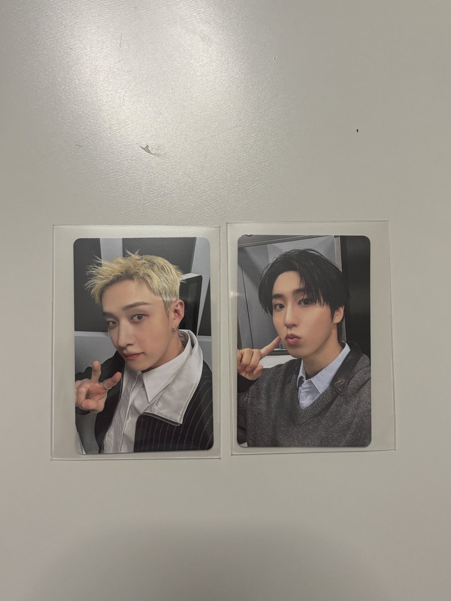 tw_meei_7's tweet photo. straykids RUNIT  JAPAN
１万円トレカ交換お願い致します🤲🏻

求⇨ぴりちゃん🐣・アイエン🦊
譲⇨バンチャン🐺・ハン🐿️

お声がけお待ちしております😌✨ https://t.co/Bts84LqqSs