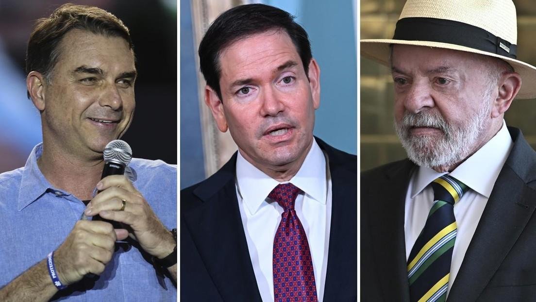 LaCamachoEc's tweet photo. El presidente de #Brasil #Lula, lanzó un desafiante mensaje al secretario de #EE.UU. y aseguró que su país enfrentará cualquier intento de interferencia en las #Elecciones.
Lula anima a #Rubio a hacer campaña por #BolsonaroJunior "QUIERO DERROTARLOS A TODOS JUNTOS"
#EbiCamacho https://t.co/CRDgIQsK66
