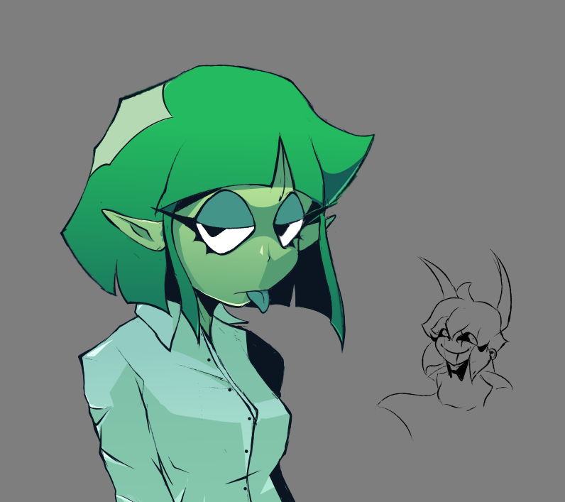 Tem_4288's tweet photo. She's green for an amazing reason https://t.co/42bSDK4eUq
