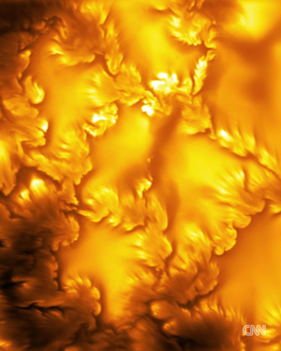 latestinspace's tweet photo. NEW 🚨: The world's most powerful solar telescope just captured the highest resolution images of the Sun's surface ever taken https://t.co/5VxjNzuiIx