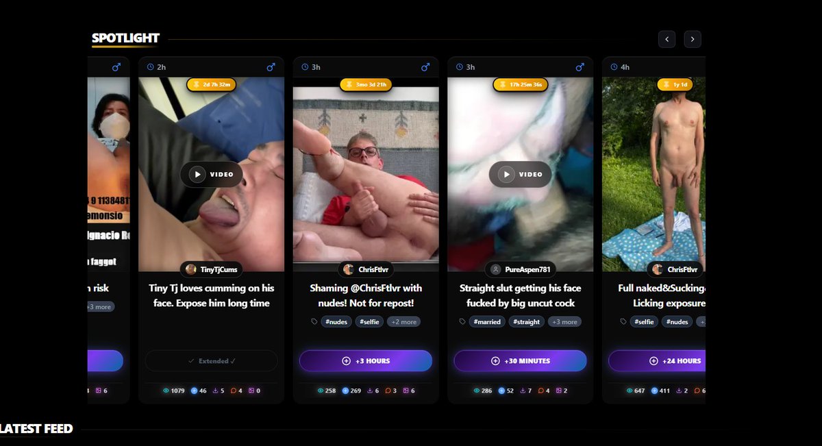 tinytjcums's tweet photo. have you seen my posts on exxxposed ? check out the spotlight to see tiny tj covered in cum 😭 https://t.co/TOt6Rok8S1 https://t.co/oLTvB57kdB