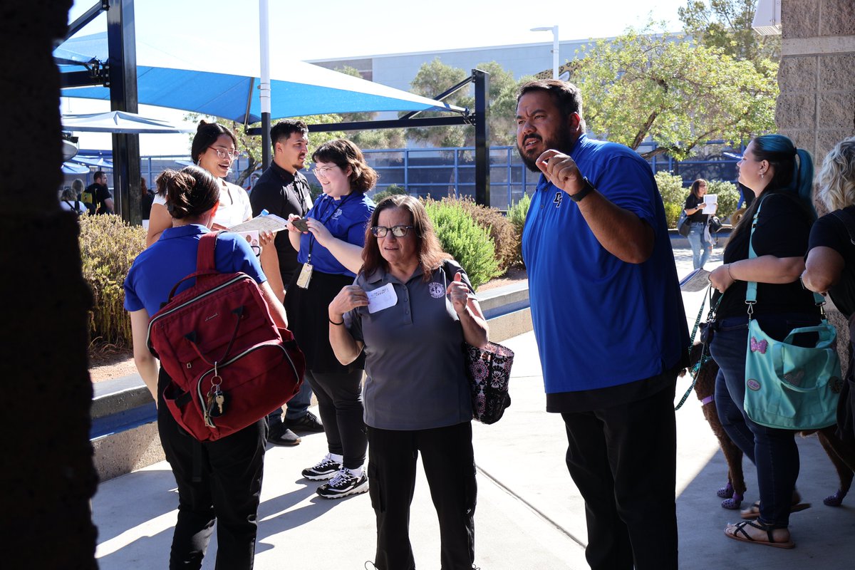 cceanv's tweet photo. 🍎 Welcome back, educators! 🍎
A new school year is officially underway and CCEA is excited for the year ahead.

This week, we stopped by Desert Pines HS and Western HS for their Feeder School Kickoff Events! They had some great performances, speakers, and professional development.

Thank you for your passion, dedication, and commitment to academic success!

#WelcomeBackTeachers #BackToSchool2026 #StrongerTogether #WeAreCCEA