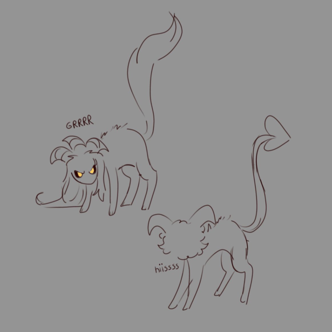 seiishin_'s tweet photo. silly sketches of Pierrot's beast formblah blah blah https://t.co/GXNjHCEIjh
