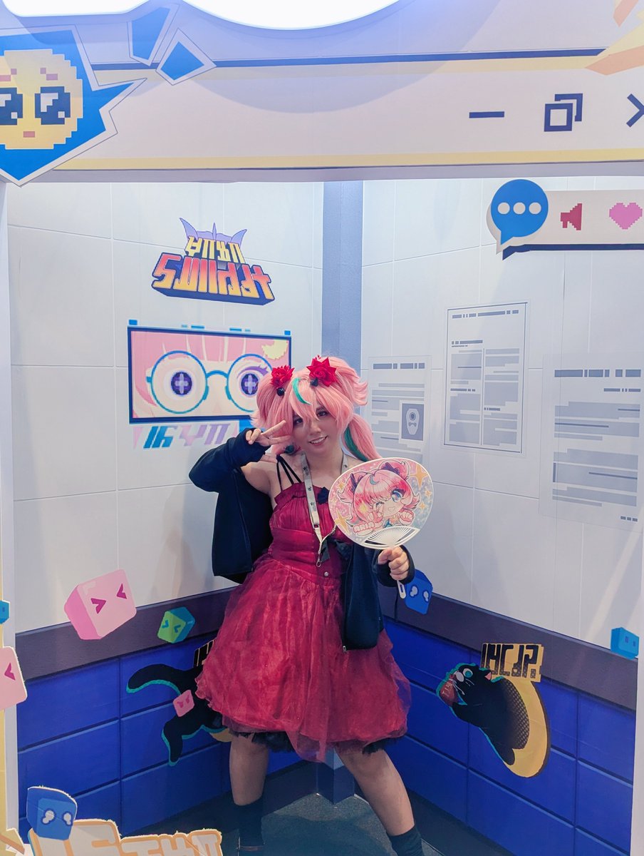 MayuShiraimu's tweet photo. It's like Aria is on live! 🩷
#HonkaiStarRail #HoYoFES2026 #HoYoFESTHSR https://t.co/vjneUC7QuS