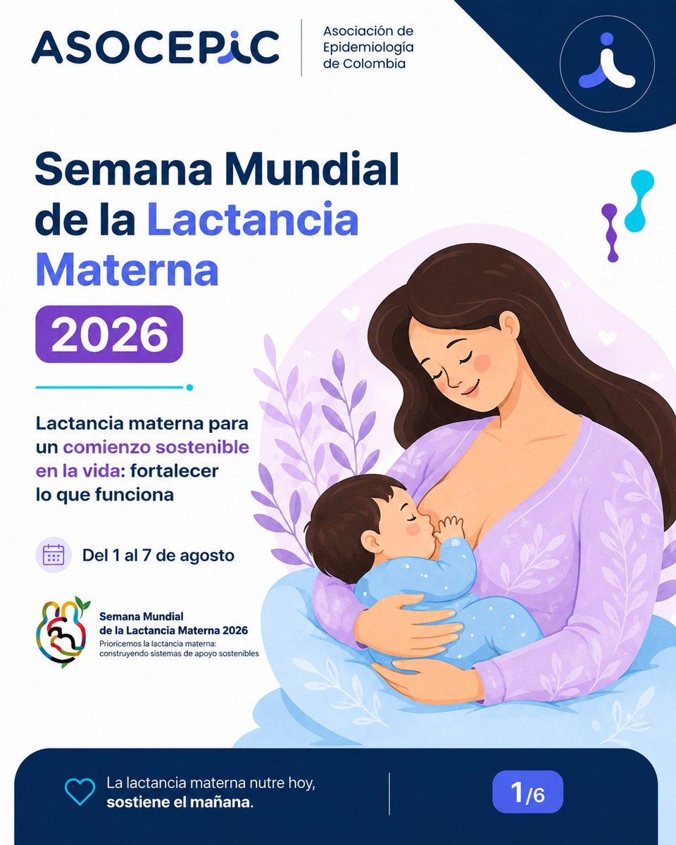 asocepic's tweet photo. 🤱 Del 1 al 7 de agosto conmemoramos la #SemanaMundialDeLaLactanciaMaterna.
Protegerla requiere apoyo familiar, sanitario, laboral e institucional. No es una responsabilidad individual: es una tarea colectiva.

💙 Lactancia materna es salud, equidad y futuro.

#ASOCEPIC https://t.co/7YBqdldbDM