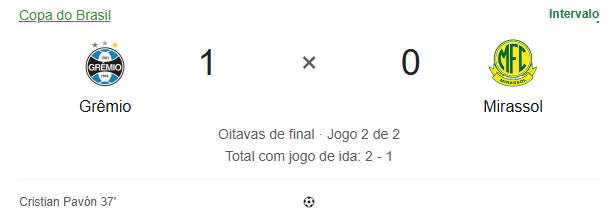 CentralDoBrega's tweet photo. pela PRIMEIRA VEZ em sua história, o Grêmio vai vencendo o Mirassol.

E logo num mata-mata de Copa do Brasil

acabou a freguesia! https://t.co/oakZFhYH0D