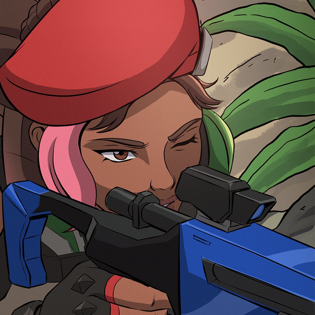 PlayOverwatch's tweet photo. A sharpshooting lesson from Ana pushes Sierra to consider her next steps in Overwatch.

Get this latest episode exclusively in the @webtoonofficial app, or catch up on earlier episodes for free here: https://t.co/lrwrCY1nJu https://t.co/qx5zX25uUI