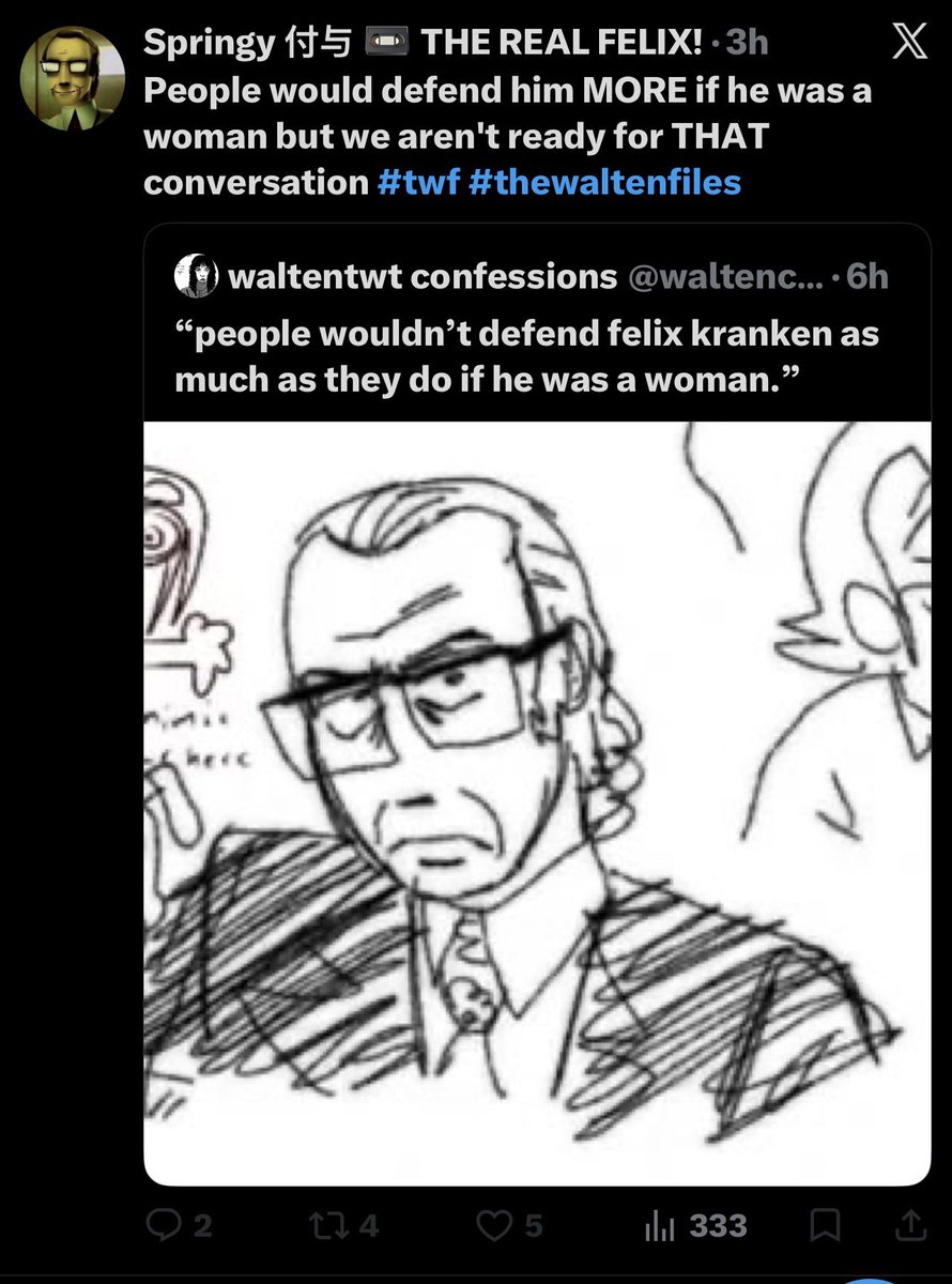 nicapiercecore's tweet photo. Says the guy defending a male character being evil bc ‘he’s mentally ill🥺’ while getting mad at a female character for just straight being mentally ill https://t.co/jXt0ETcbb3