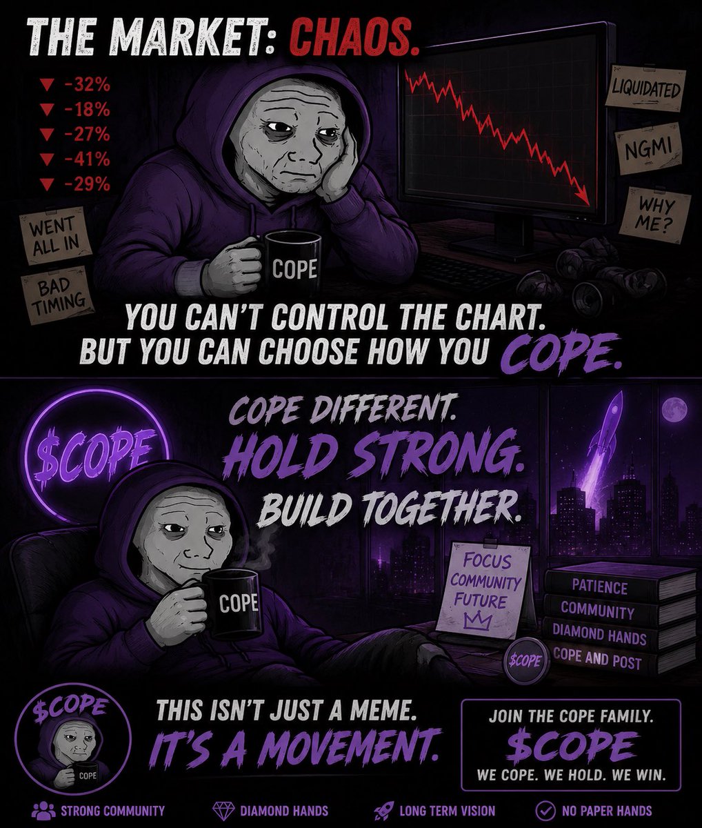 guy_100q's tweet photo. COPE DIFFERENT!!! HOLD STRONG!! https://t.co/dDWDNSNRn1