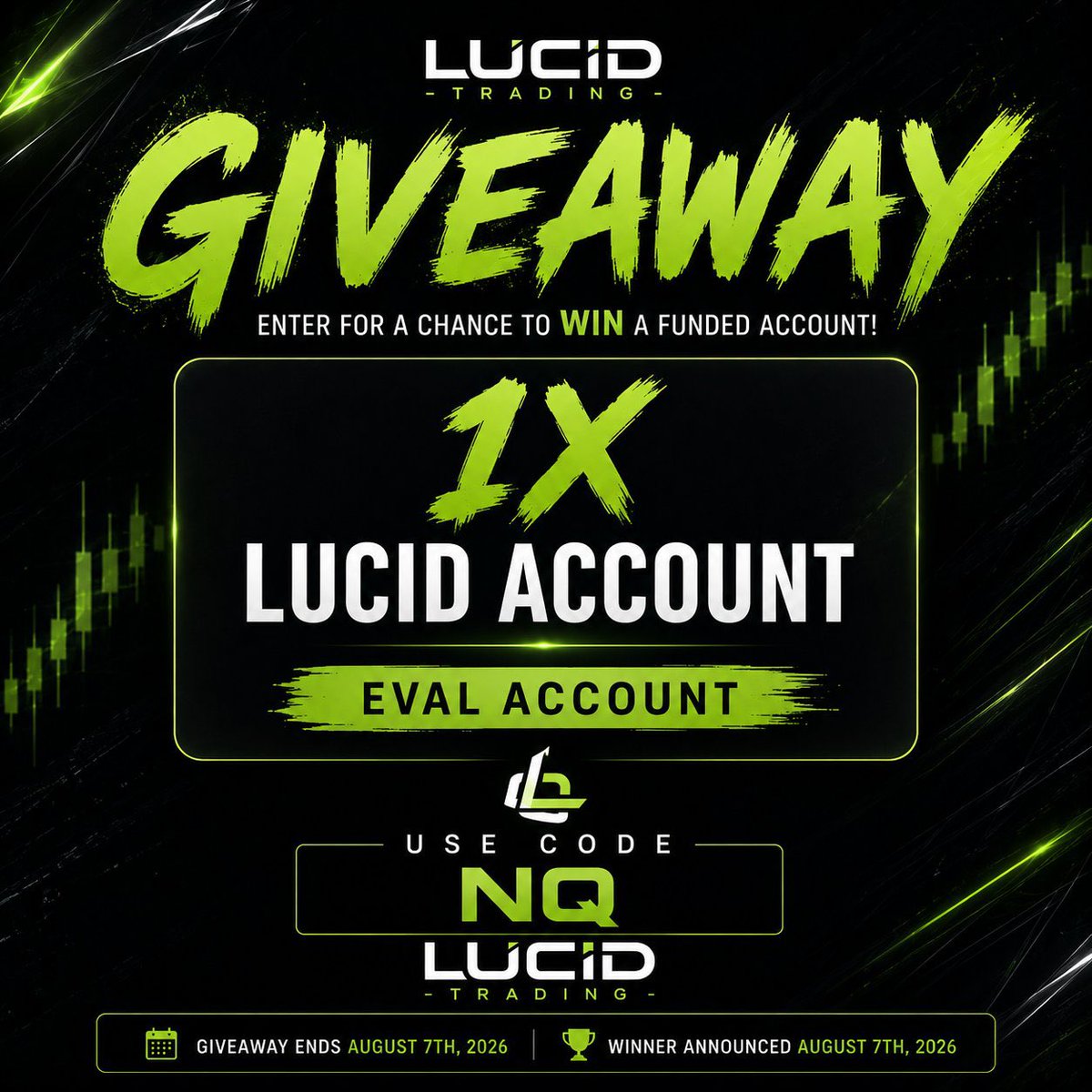 Poboy__'s tweet photo. Giveaway time! 

Giving away 1 lucid Flex account to 1 person who

- Likes and Retweets this Post

Follows me @TheStonkDad and @DoctorTrades1 

- comments “code NQ”

All lucid accounts are currently 30% off with code NQ right now! https://t.co/YvEbwEwIp1