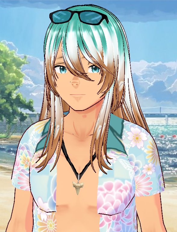 sebrainbow_'s tweet photo. Nalu is on my Vroid hub https://t.co/hJys8quSOv #3DVTuber #Vroidstudio #Vroid https://t.co/gDxU2jJtkC