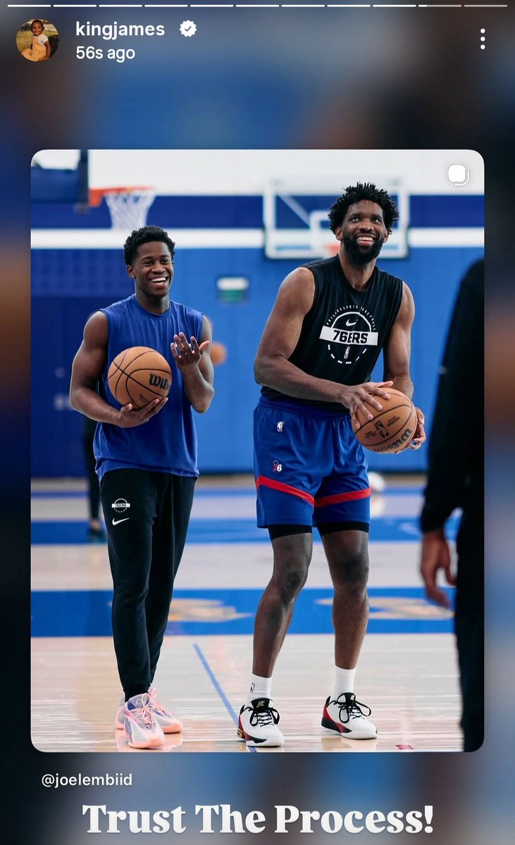 BronMuse's tweet photo. LEBRON JAMES ON IG:

"Trust the Process!" 🔥🔥🔥🔥🔥 https://t.co/jQiTFMCDF9