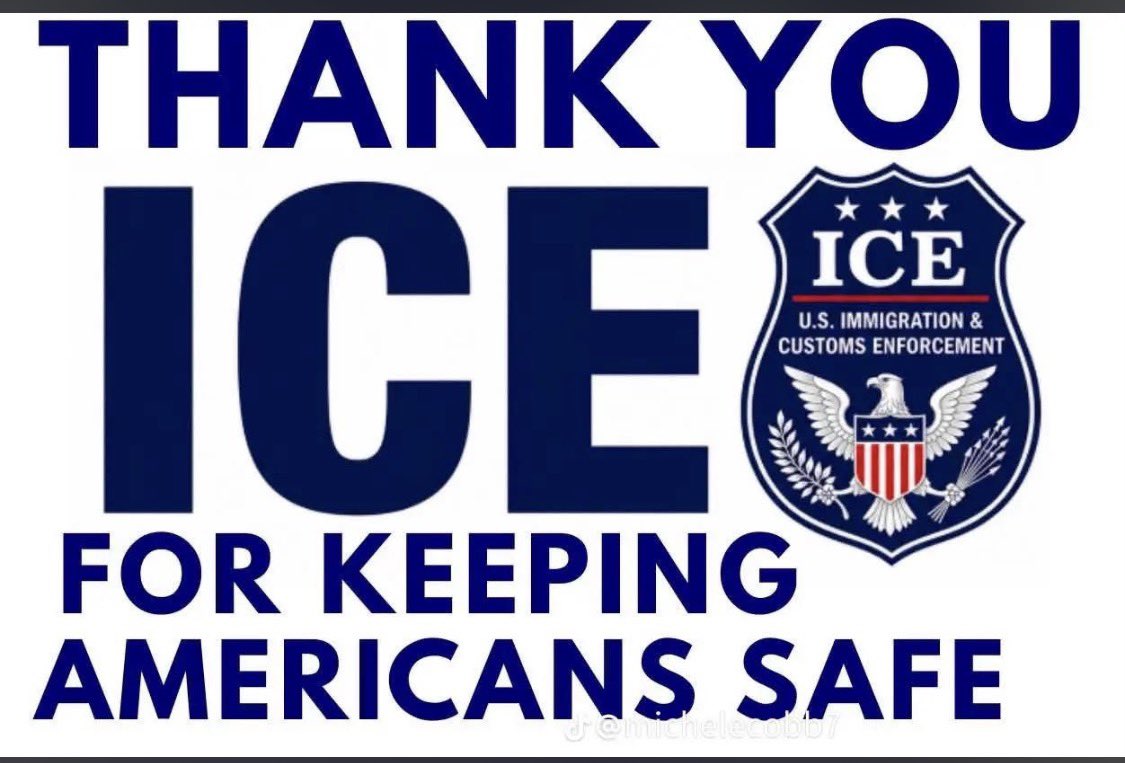 defense_civil25's tweet photo. God Bless All ICE Agents and Staff for the wonderful job you all do keeping America safe! 🇺🇸 https://t.co/EkxGNoBnra