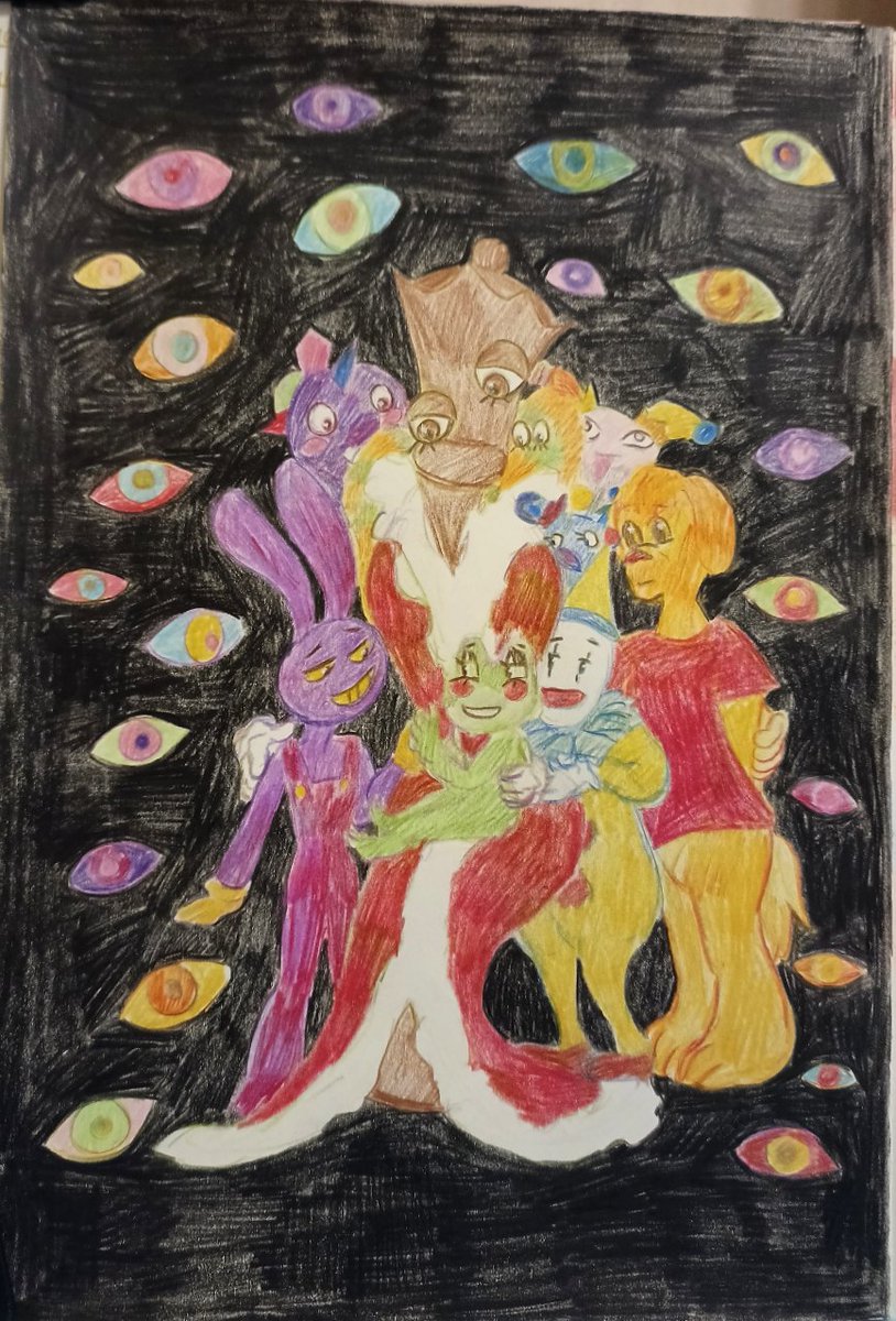 AkiyaPercy's tweet photo. Queenie's mom keeps them safe
👁️👁️👁️👁️👁️👁️👁️👁️👁️👁️👁️
Will their dreams be good?
#art #illustration #sketch #traditionalart #tadc #theamazingdigitalcircus #tadcqueenie #tadcjax #tadckaufmo #rabbit #tadcscratch https://t.co/AiL4Jt3xTV