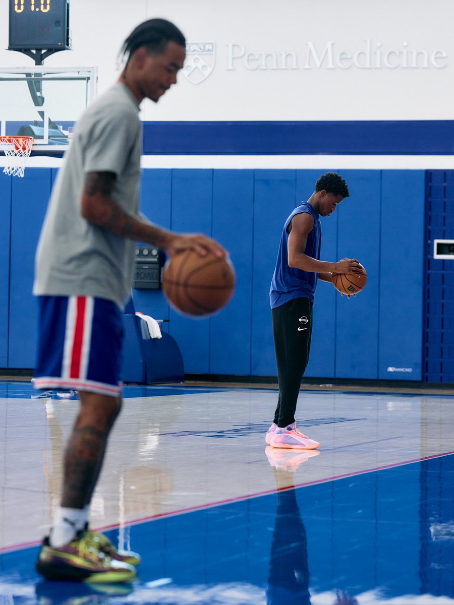 sixers's tweet photo. summer reps. 💯 https://t.co/tfjBP8uCvf