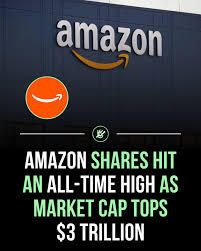 certus_trading's tweet photo. Amazon tops $3 trillion market cap as stock continues post-earnings surge 

$AMZN $GOOGL $MSFT #google #microsoft #onlinesales #prime #amazonprime #aws #cloudcomputinghttps://buff.ly/WGHoTHP https://t.co/ZQNn0vHssa