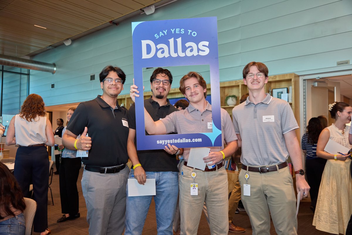 DRC's tweet photo. At the @sayyestodallas Intern Mixer, presented by @PNCBank and hosted at @CorganInc, interns from across Dallas-Fort Worth came together to build connections, hear from young professionals and experience firsthand what makes the region a great place to launch a career.

To learn more about living, working and thriving in the region, visit: https://t.co/SrEnXq3wXb

📸 @CorganInc