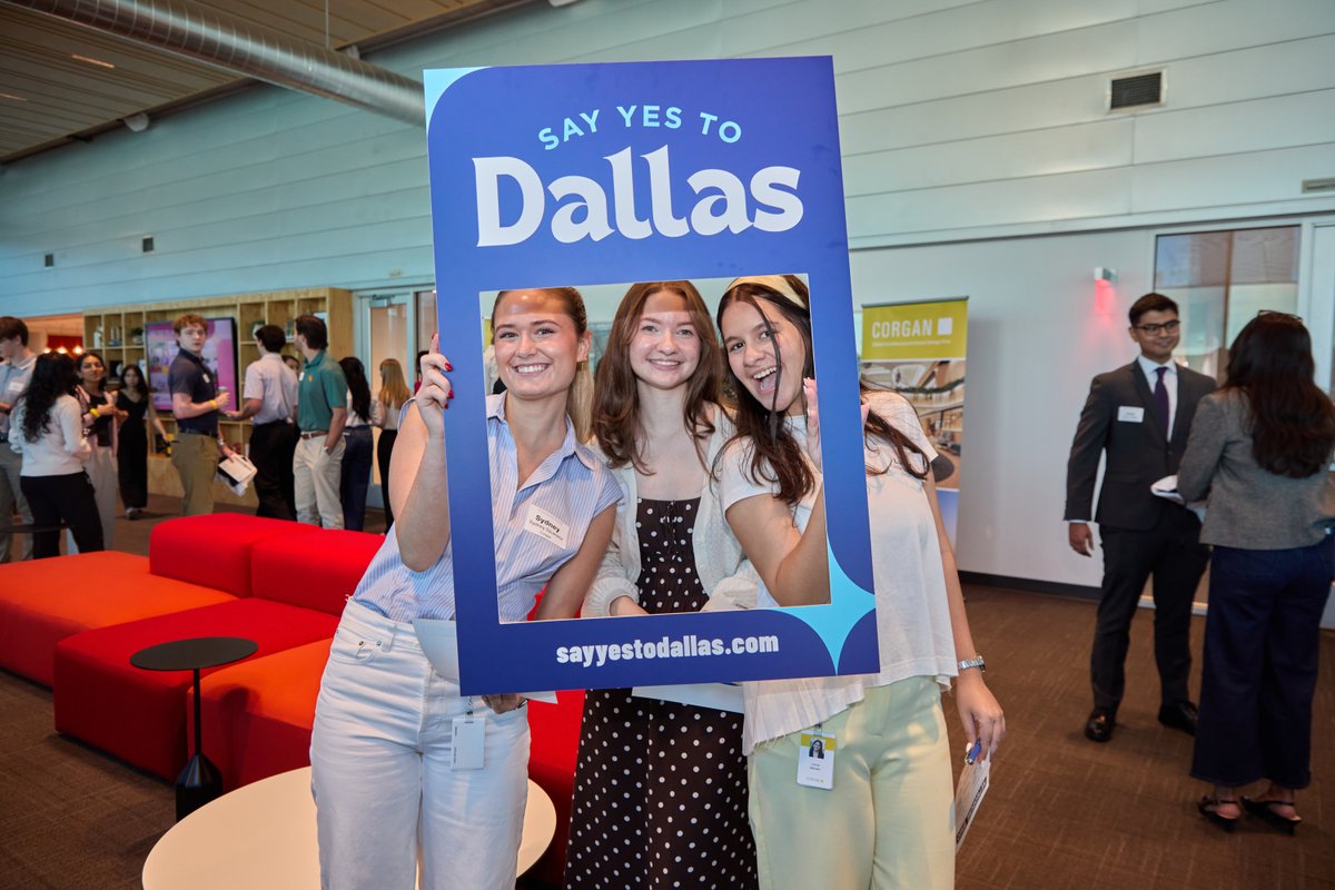 DRC's tweet photo. At the @sayyestodallas Intern Mixer, presented by @PNCBank and hosted at @CorganInc, interns from across Dallas-Fort Worth came together to build connections, hear from young professionals and experience firsthand what makes the region a great place to launch a career.

To learn more about living, working and thriving in the region, visit: https://t.co/SrEnXq3wXb

📸 @CorganInc