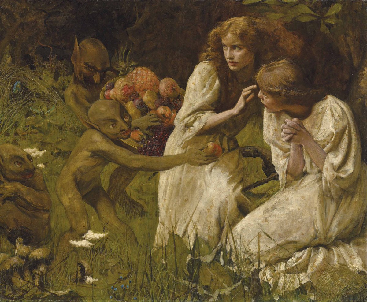 httpsmnemos's tweet photo. “The Goblin Market” Hilda Koe 
c. 1895 — 1901 https://t.co/HveqQR6weT