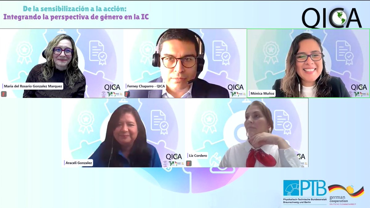 INMdeColombia's tweet photo. Agradecemos a #QICA y #SIM por invitar a nuestra directora @MariaDelR11 al panel sobre la incorporación de #PerspectivadeGénero en la #IC. Destacó que este enfoque debe avanzar progresivamente, escuchando a los grupos de valor y articulando gestión, cultura y cooperación regional https://t.co/dJPh2I2rai