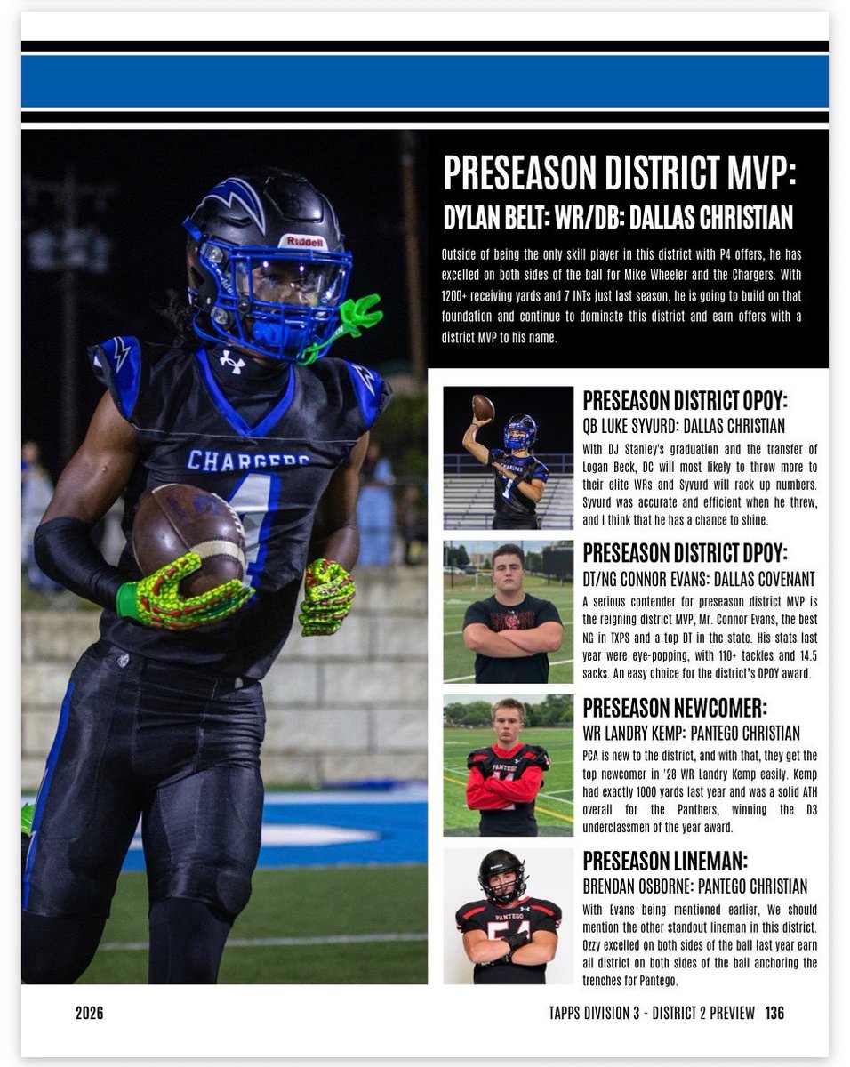 DylanBelt7's tweet photo. Thank you, @TXPSMedia for the recognition.Canโt wait for Aug 28th!!! #Road2state #recuritDc https://t.co/YlJPIujmjQ