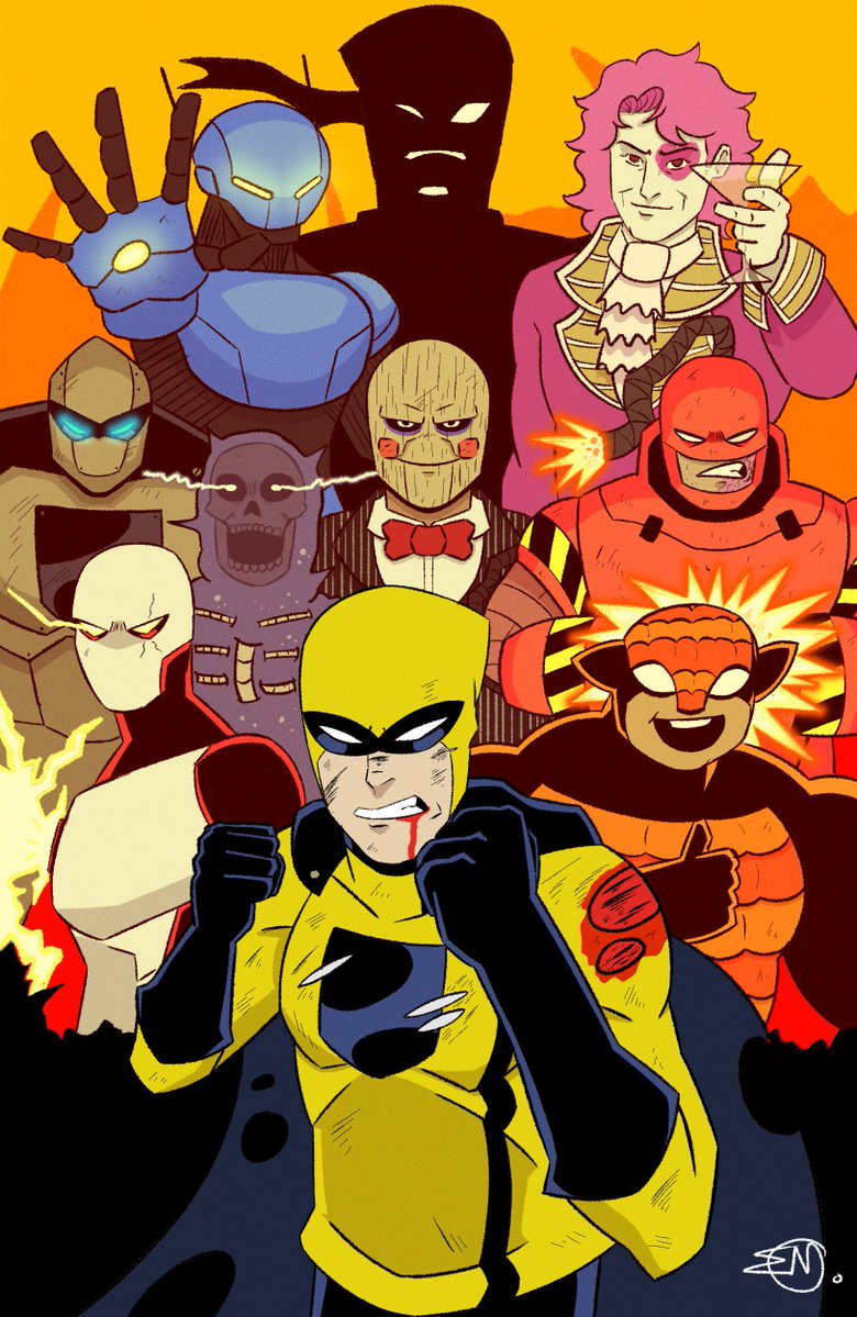 EamoArt's tweet photo. Deadly Foes Of Golden Guardian!!! https://t.co/X8pxQDIksf