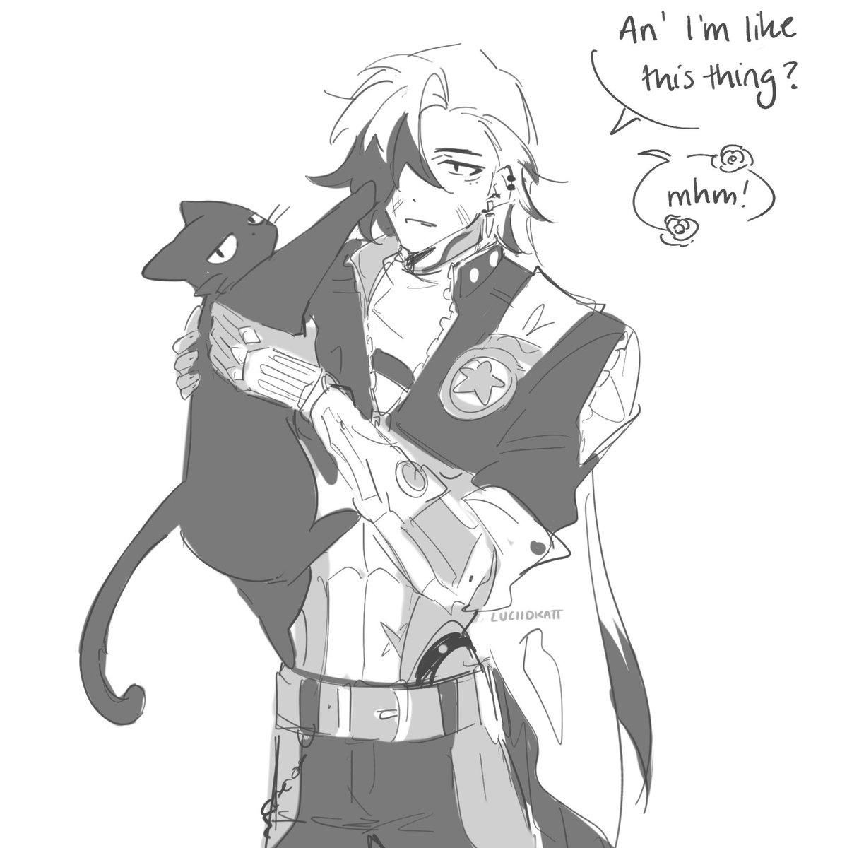 LuciidKatt's tweet photo. Doodle reqs #ashveil #boothill https://t.co/Ge7B8ZDOy2